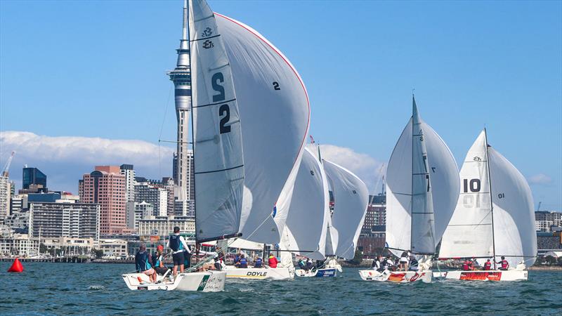 Harken NZ National Secondary Schools Keelboat Championships - Royal NZ Yacht Squadron - April 2022 photo copyright William Woodworth - RNZYS taken at Royal New Zealand Yacht Squadron and featuring the Elliott 7 class