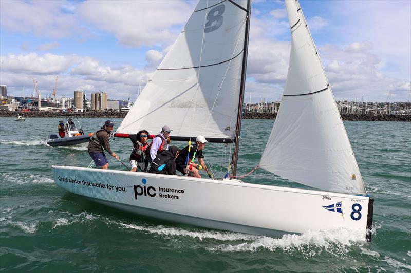Harken New Zealand Match Racing Championships - RNZYS - October 2022 photo copyright RNZYS Media taken at Royal New Zealand Yacht Squadron and featuring the Elliott 7 class
