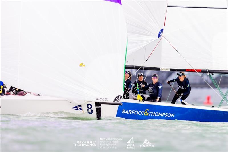 Anna Östling, WINGS (SWE) Anna Holmdal, Annika Carlunger, Annie Wennergren, Linnéa Wennergren  photo copyright Adam Mustill taken at Royal New Zealand Yacht Squadron and featuring the Elliott 7 class