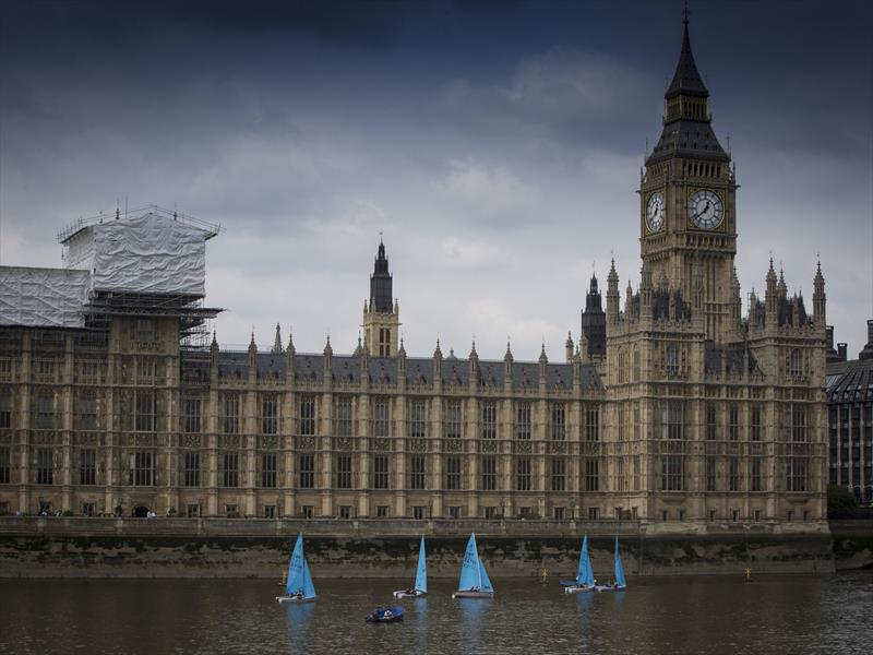 House of Commons versus House of Lords charity sailing race photo copyright OnEdition taken at House of Commons Sailing Club and featuring the Enterprise class