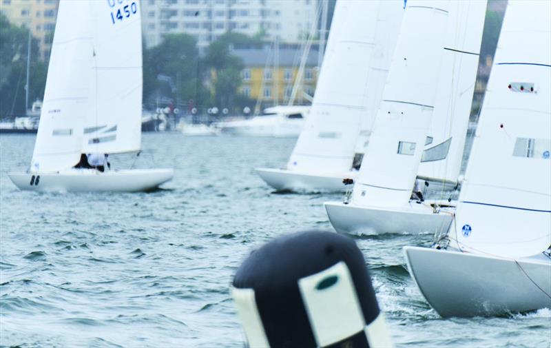 Tight Racing at the David Forbes Shield Regatta photo copyright David Mandelberg taken at Royal Sydney Yacht Squadron and featuring the Etchells class