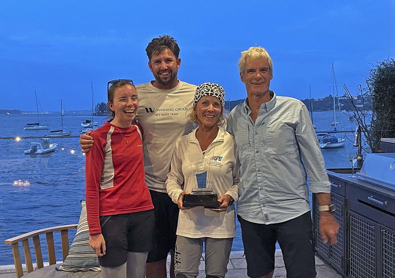 Kate Devereaux, Seve Jarvin, JC Strong and Grant Simmer - David Forbes Shield Regatta - photo © Photo Supplied