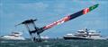 Rockwool Denmark shows off her foils - Day 2 ITM New Zealand SailGP - January 19, 2025 - Auckland