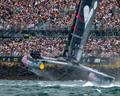 Switzerland SailGP Team  in action on Race Day 2 of Sail Grand Prix ,  Auckland, New Zealand. - January 2025