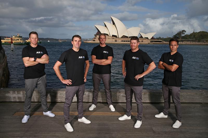 Australia SailGP team (l-r) Sam Newton, Jason Waterhouse, Kyle Langford, Tom Slingsby and Ky Hurst - photo © Jason McCawley