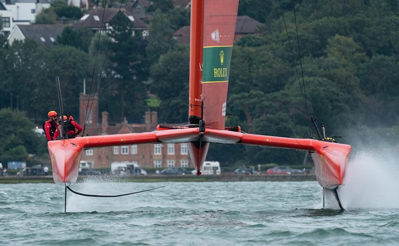 Team China, SailGP Cowes, August 10-11, 2019  photo copyright Bob Martin / SailGP taken at  and featuring the F50 class