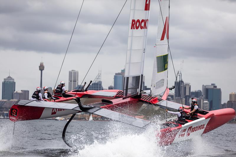 Launch Control - Sydney SailGP, training for Event One on Sydney Harbour of Season Two photo copyright Brian Carlin / SailGP / SailGPDenmark taken at Royal Sydney Yacht Squadron and featuring the F50 class