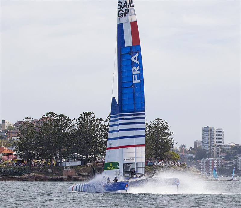 Not Team FRA's best regatta by any means photo copyright John Curnow taken at Royal Sydney Yacht Squadron and featuring the F50 class