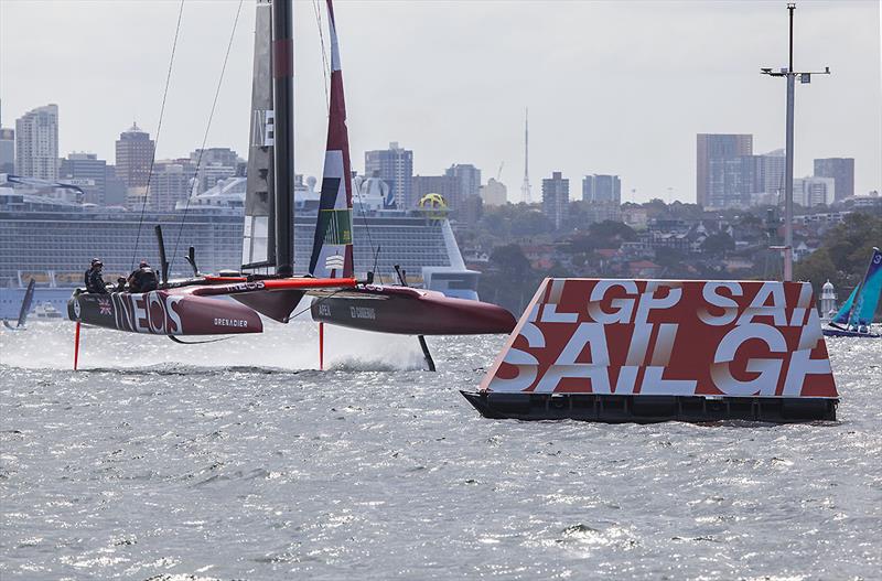 Ineos Team GBR took four bullets and showed everyone where the marks were most of the time photo copyright John Curnow taken at Royal Sydney Yacht Squadron and featuring the F50 class