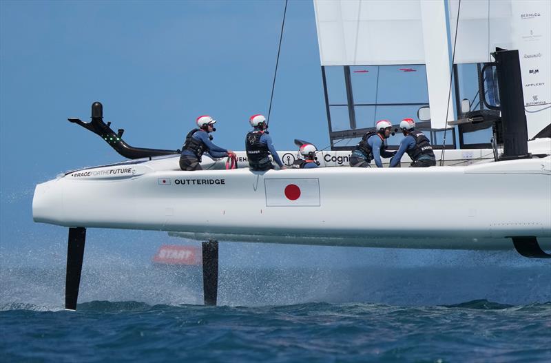 Japan SailGP Team helmed by Nathan Outterridge in action during the Bermuda SailGP  - photo © Bob Martin/SailGP