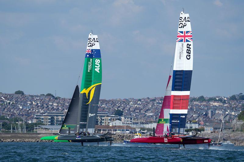 Day 1 at Great Britain SailGP (Event 3, Season 2) in Plymouth - photo © Bob Martin for SailGP