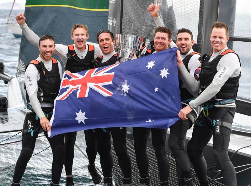 Tom Slingsby with Australia SailGP Team photo copyright SailGP taken at Australian Sailing and featuring the F50 class