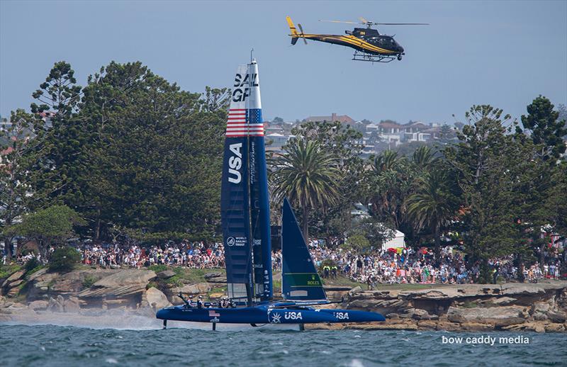 Team USA passes Shark Island in company - photo © Bow Caddy Media