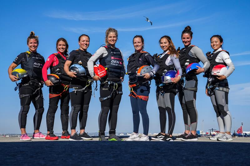 The SailGP women's pathway program athletes are gearing-up for adrenaline-fueled racing in Cadiz for the first time ever after SailGP introduces new six-athlete configuration for upcoming Spain SailGP on October 9-10 to accelerate gender equity photo copyright Bob Martin/SailGP taken at  and featuring the F50 class