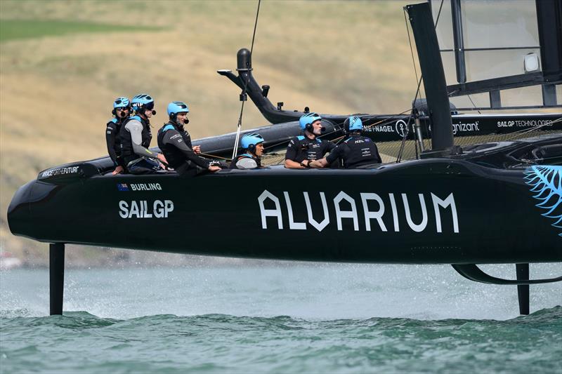 NZSailGP's Amokura is recommissioned an event earlier than initially expected - SailGP Technologies - Lyttleton - March 2023 photo copyright SailGP taken at Royal New Zealand Yacht Squadron and featuring the F50 class