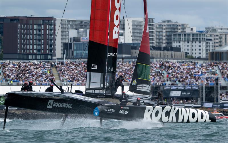 Rockwool Denmark  - Day 2 ITM New Zealand SailGP - January 19, 2025 - Auckland photo copyright Ricardo Pinto/SailGP taken at Royal New Zealand Yacht Squadron and featuring the F50 class