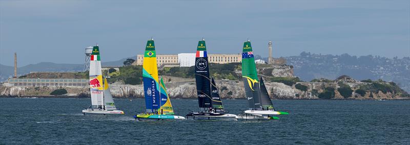 Practice Day -  Rolex SailGP - March 21, 2025 - San Francisco photo copyright Jed Jacobsohn/SailGP taken at Royal New Zealand Yacht Squadron and featuring the F50 class