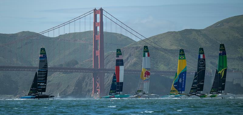 Practice Day -  Rolex SailGP - March 21, 2025 - San Francisco photo copyright Jason Ludlow/SailGP taken at Royal New Zealand Yacht Squadron and featuring the F50 class