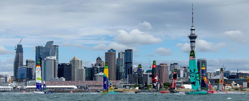  - Race Day 1-  ITM New Zealand - January 19, 2025 - Auckland photo copyright Felix Diemer/SailGP taken at Royal New Zealand Yacht Squadron and featuring the F50 class