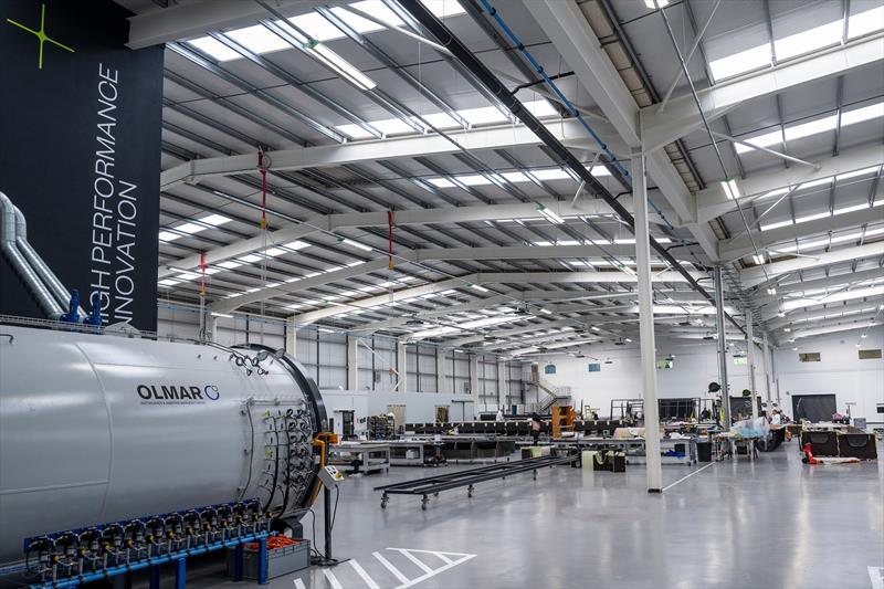 SailGP Team Australia's new wing is worked on at SailGP Technologies -  Southampton - July 2025 photo copyright Jason Ludlow/SailGP taken at  and featuring the F50 class