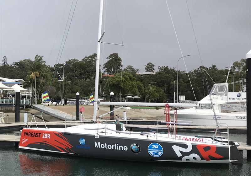 Fareast 28R at the Royal Queensland Yacht Squadron photo copyright Gerrit Veenemans taken at Royal Queensland Yacht Squadron and featuring the  class