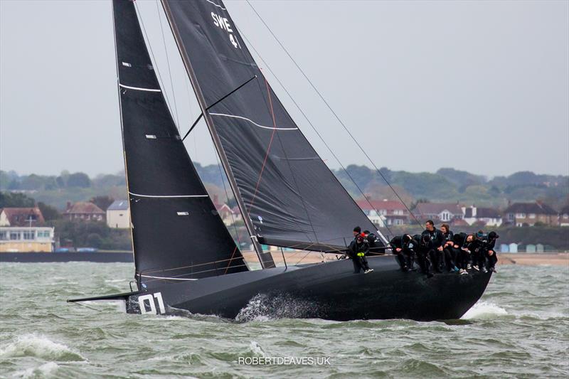 Rán on day 3 of the Vice Admiral's Cup photo copyright Robert Deaves / www.robertdeaves.uk taken at  and featuring the Fast 40 class