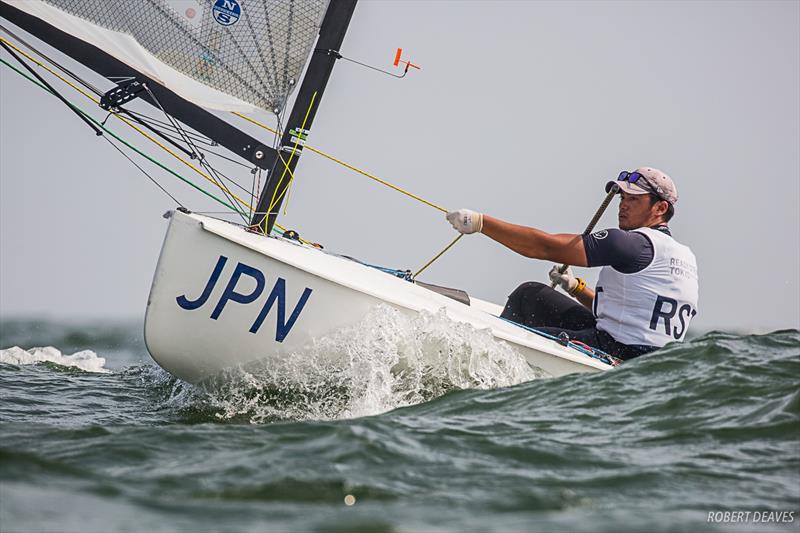 Ready Steady Tokyo - Olympic Test Event, Enoshima, Japan photo copyright Robert Deaves taken at  and featuring the Finn class