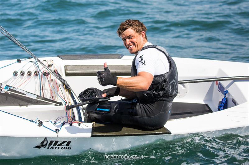 Andy Maloney (NZL) - Finn Gold Cup - Porto, Portugal - May 2021 photo copyright Robert Deaves / Finn Class taken at Vilamoura Sailing and featuring the Finn class