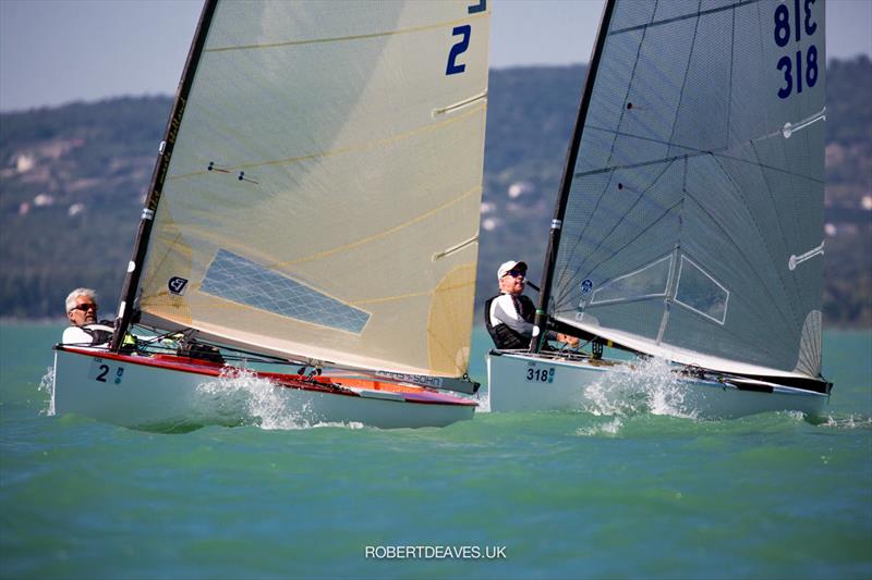 Zdenek Gebhart and Martin Plecity - Day 2 at the 2021 Finn European Masters - photo © Robert Deaves