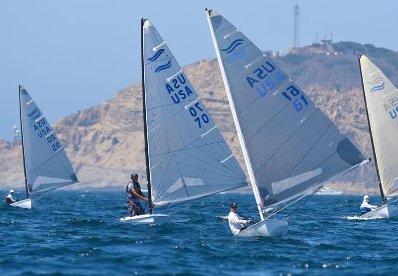 2021 Finn North American Masters Championship photo copyright Bob Betancourt taken at San Diego Yacht Club and featuring the Finn class