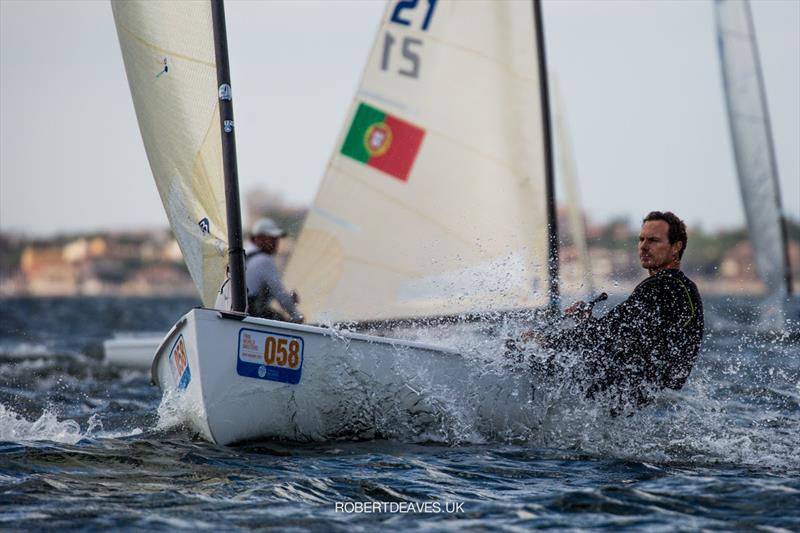 Valerian Lebrun - 2021 Finn World Masters - photo © Robert Deaves