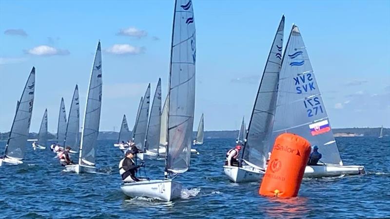 2022 Finn World Masters Day 1 photo copyright Claire ADB taken at  and featuring the Finn class