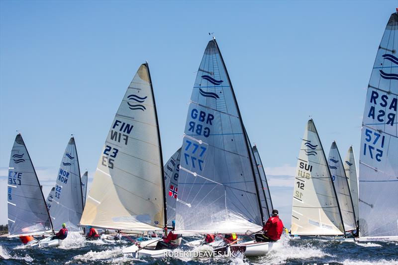 2022 Finn World Masters Day 4 photo copyright Robert Deaves taken at  and featuring the Finn class