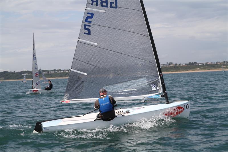 Allen Burrell during the Ronstan British Finn Nationals at Christchurch - photo © Lotte Johnson & Gareth James