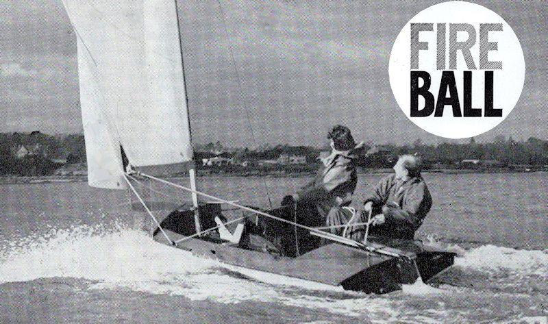 An early promotional pamphlet from Chippendale boats featured this superb photo of the prototype Fireball during an early outing at Hamble photo copyright Eileen Ramsay / Chippendale taken at Hamble River Sailing Club and featuring the Fireball class