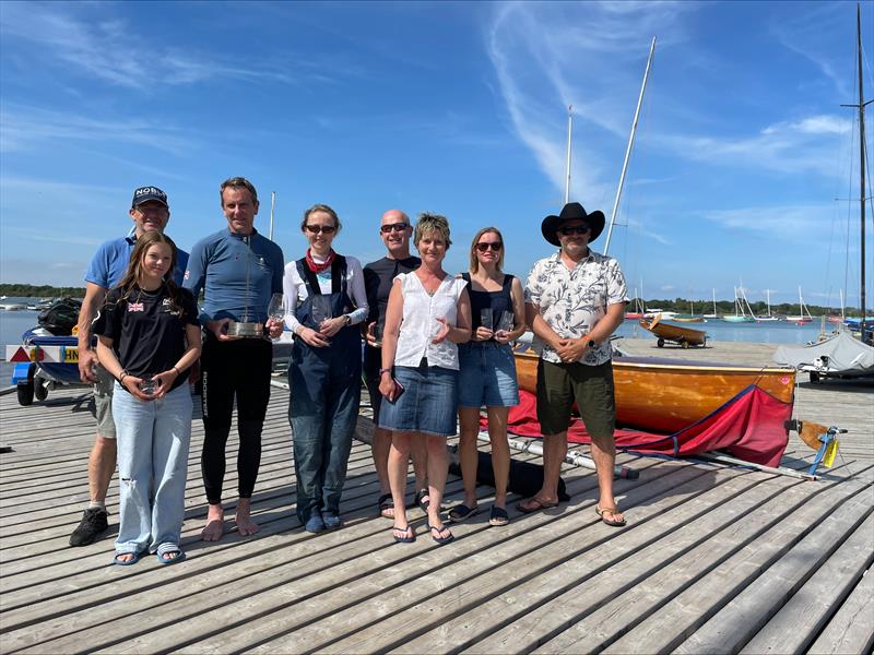 Firefly Itchenor Sailing Club Burgee prize winners - photo © Josephine Mason