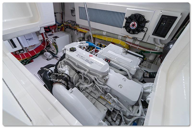 Cummins QSB 6.7 550MHP diesel - photo © Viking Yachts