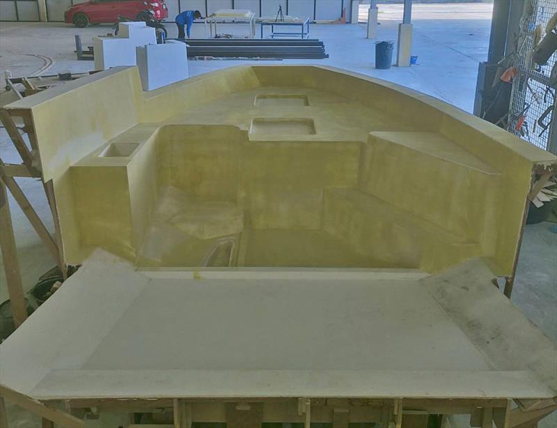 Tasman80 Internal liner for accommodation and head - photo © Bury Design