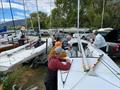 Boat set up - New Zealand Flying Fifteen National Championship 2024