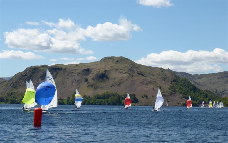 F15s racing on Ullswater photo copyright Julia Wilson taken at Ullswater Yacht Club and featuring the Flying Fifteen class