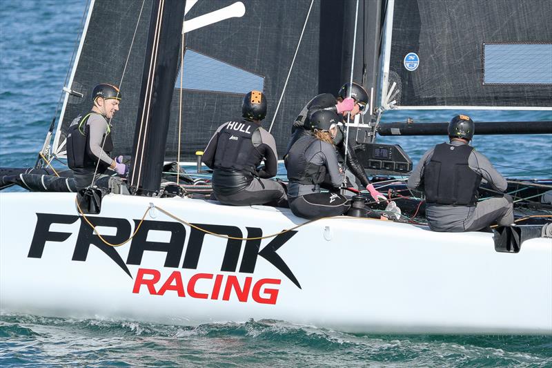 GC32 - Frank Racing - Waitemata Harbour - RNZYS Winter Race, July 2019 photo copyright Richard Gladwell, Sail World NZ taken at Royal New Zealand Yacht Squadron and featuring the GC32 class