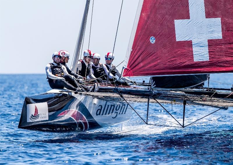 Ernesto Bertarelli's Alinghi team is the defending GC32 World Champion photo copyright Sailing Energy / GC32 Racing Tour taken at  and featuring the GC32 class