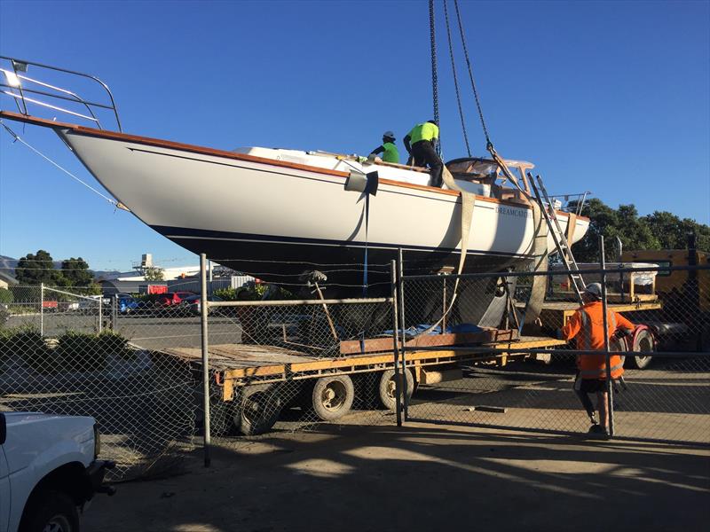 Dreamcatcher under refit for the Golden Globe Race - photo © Michael Davey