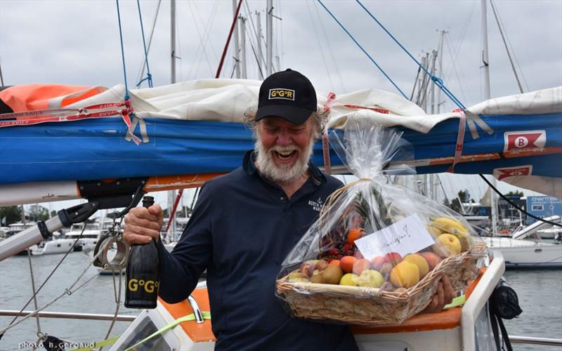 Great to be back in Les Sables d'Olonne but you know, I could have kept going cause you really do become one with the sea! but the food smells great!  - Golden Globe Race - photo © Bernard Gergaud.