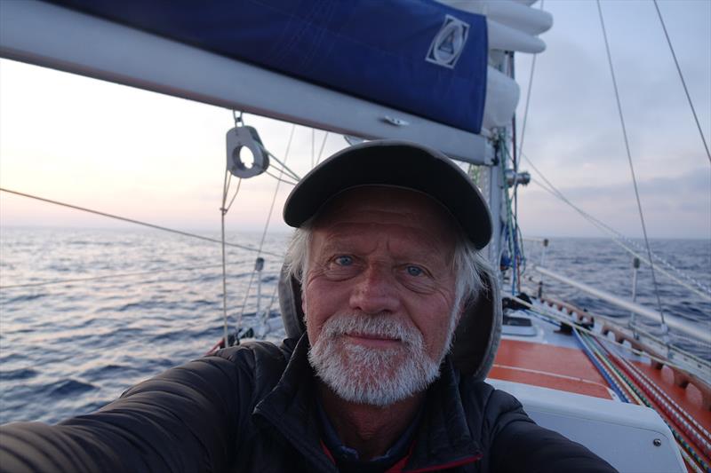 GGR 2022 Entrant Edward Walentynowicz (Canada) onboard his RUSTLER 36 `NOAH'S JEST`, Alantic Crossing. - photo © Edward Walentynowicz