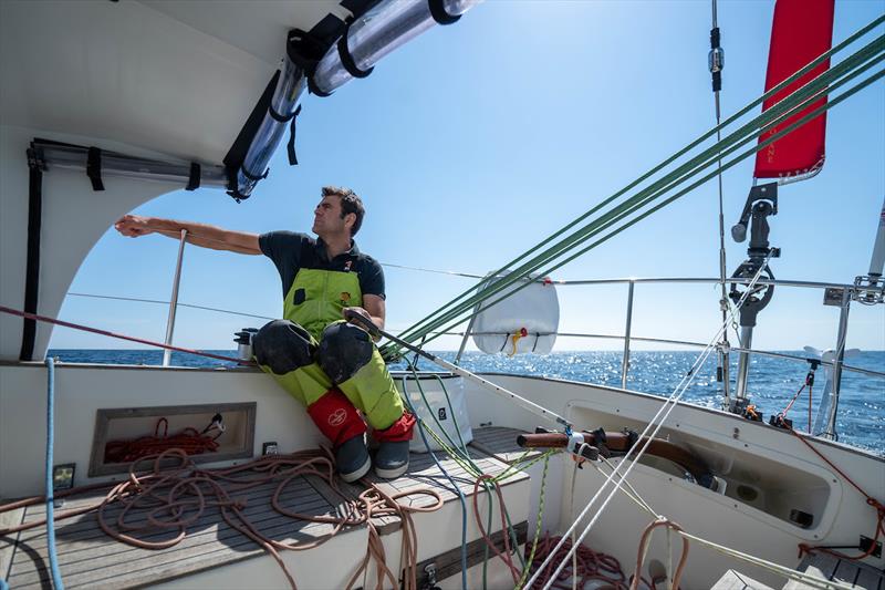 Golden Globe Race 2022, skipper Damien Guillou photo copyright Yann Riou / polaRYSE / PRB taken at  and featuring the Golden Globe Race class