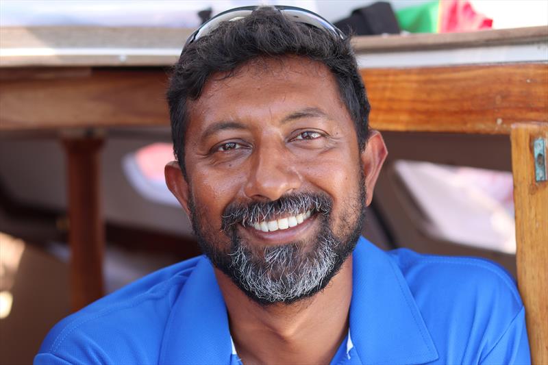 Abhilash Tomy, a solid second, has been the best performer of the last seven days, shaving more than 210 miles to Simon Curwen! photo copyright Nora Havel/GGR2022 taken at  and featuring the Golden Globe Race class