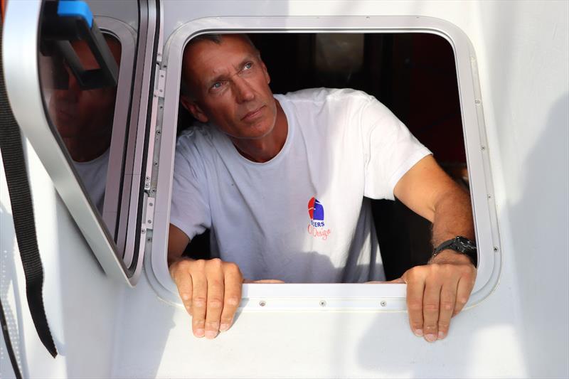 Skipper, Guy Waites onboard Sagarmatha photo copyright Nora Havel / GGR2022 taken at  and featuring the Golden Globe Race class