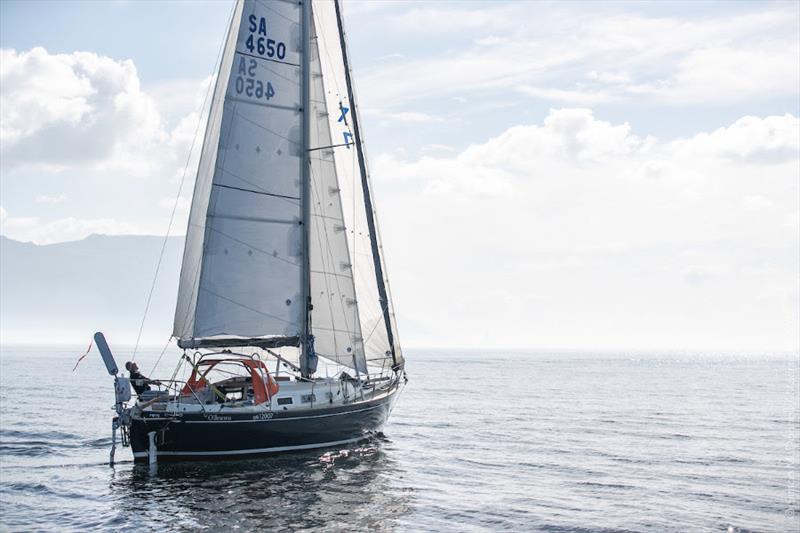 Jeremy's heavy weather record will stand to the finish, that is why he enjoys the 'normal' sailing! photo copyright Macmedia2021 / Simon McDonnell  taken at  and featuring the Golden Globe Race class