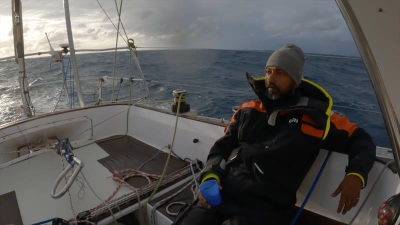 Abhilash Tomy (43) / India / Rustler 36 – “BAYANAT” in the #GGR2022 photo copyright Abhilash Tomy / GGR2022 taken at  and featuring the Golden Globe Race class